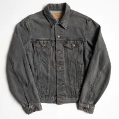 【雰囲気抜群/80s】 LEVI'S 【 71506-0259/先染め ブラックデニムジャケット 】40L リーバイス アメリカ製 80年代 26020004