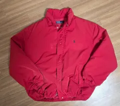 POLO RALPH LAUREN ポロラルフローレン レッド ダックダウン ブルゾン ジャケット