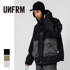 ユニフォーム アウトドア スタンダード UNFRM ユニフォーム スノーボードウェア 24-25 スキーウェア ジャケット AW-0105 2WAY MILITARY MOUNTAIN JACKET