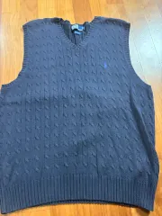 ラルフローレン ネイビー Vネック ベスト 良好 105 サイズ 4万円