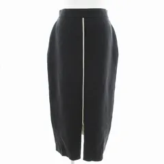 ロペピクニック ROPE Picnic ニット タイトスカート イージー センターライン ストレッチ 40 黒 ブラック /VU□ 0411