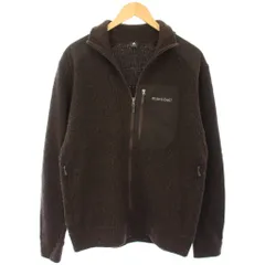 モンベル Montbell ミッテルレギ フルジップ セーター ニットジャケット L ブラウン 1106505 /TK
