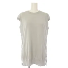 セオリーリュクス theory luxe 23SS FORTUNA KAYLE ニット セーター ノースリーブ 38 グレー 03-3101724-028-038 /TK