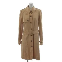 クリスチャンディオール Christian Dior トレンチコート ロング丈 シルク 絹 44 オレンジ 5P12088110 /AN63のサムネイル