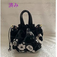 ゲラルディーニ ソフティ フラワー2WAY ショルダーバッグ ポーチ付き