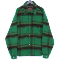 MLVINCE OVERSIZED CHECK JACKET Lサイズ グリーン
