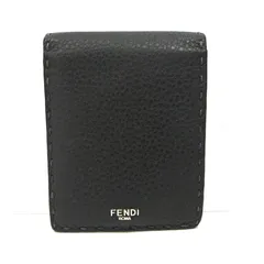 【三重本店】 中古 FENDI | フェンディ 二つ折り財布 ステッチロゴ 7M0194 セレリア グレー 【125】