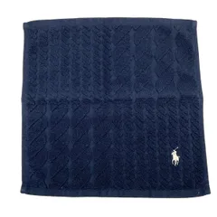 RalphLauren(ラルフローレン) 小物美品  - ダークネイビー ハンドタオル コットン