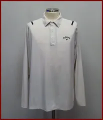 キャロウェイ/白 カラーTシャツ/105サイズ/グッドポーズ ヴィンテージ (C-9)