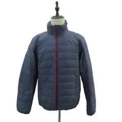 プーマ PUMA ダウンジャケット スタンドカラー ミドル丈 L パープル 紫 /HO33 ■GY61