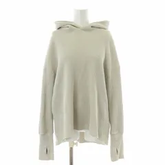 アメリカーナ AMERICANA パーカー ロゴ 刺繍 プルオーバー テールカット 長袖 ベージュ /XK