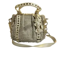  Samantha Thavasa サマンサタバサ ハンドバッグ ショルダーバッグ ベージュ レディース【ZK52】