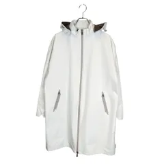 HERNO ヘルノ GORE-TEX Laminar ラミナー フーデット コート 41249-37054-1 44 ホワイト系 レディース