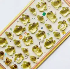 (未開封新品) HELLO KITTY ボンボンドロップステッカー ハンギョドン ポンポンプリント マイメロディ クロミ