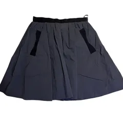  LANVIN en Bleu ランバンオンブルー スカート ひざ丈 フレア ネイビー レディース 36【ZK52】