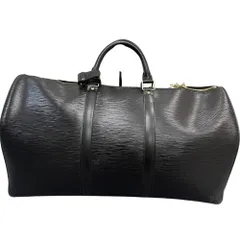 ♪ Louis Vuitton ルイヴィトン  M42962 キーポル50 エピ ノワール ボストンバッグ 旅行バッグ ブラック