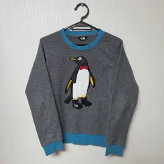 THE NORTH FACE ザ・ノース・フェイス ペンギン 起毛 スウェット グレー 150