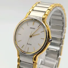 SEIKO DOLCE 5E31-6A30 Watch Quartz Ladies Round Gold Silver White dial Y2K 00S セイコー 時計 レディース クオーツ ラウンド ゴールド シルバー コンビ 白文字盤 不動品