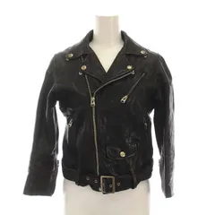 ビューティフルピープル beautiful people shrink leather riders シュリンク レザー ライダース ジャケット 革ジャン アウター 130 黒 ブラック 1410402401 /YM