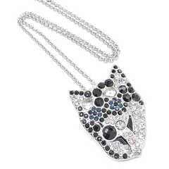 Ne-net ネネット ネックレス 犬 ドッグ ハスキー ラインストーン