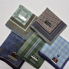 【新品】ブランド メンズハンカチ 5枚セット お買い得品