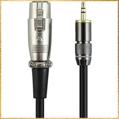 ☆彡送料無料でお届け☆彡Size:1.5m 【CM35-1.5】by WYVERN AUDIO XLR キャノンメス⇔3.5mmミニプラグ マイクケーブル PCとマイクの接続等に (1.5m)