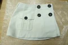 BURBERRY BLUE LABEL バーバリー ブルーレーベル　ホワイト　ミニスカート　38　管理g0208