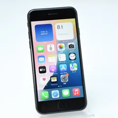 【バッテリー最大容量100％】au SIMフリーiPhone SE 第３世代 64GB ミッドナイト
