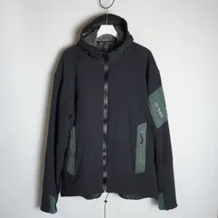 00s ARC'TERYX アークテリクス Hyllus Hoody ハイラス フーディー ジャケット ボア XL黒 ビンテージ オールド 本物813P♪