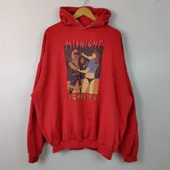 PUNYUS プニュズ スウェット パーカー グラフィックプリント レッド 4サイズ レディース 古着 ストリート Y2K