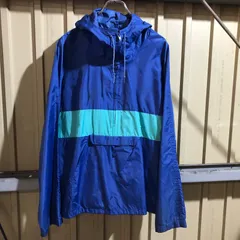 1748 Wool rich  ナイロンアノラックパーカー ブルー XL ウールリッチ ハーフジップ  古着卸 アメリカ仕入