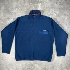 Patagonia パタゴニア シンチラスナップT L フリース 90's メンズ L ブルー 青 ポリエステル