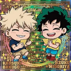 【[箔押し仕様] MHA5-34 緑谷出久＆爆豪勝己 (PUR プルスウルトラレア)】にふぉるめーしょん 僕のヒーローアカデミア ウルトラシールウエハース vol.05