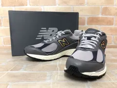 【中古】 箱付 New Balance ニューバランス スニーカー  M2002RHP  グレー×ネイビー US9 111447881