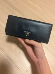 PRADA プラダ サフィアーノ ブラック 長財布(正規品)