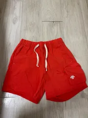 デサント レッド ハーフパンツ