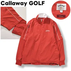キャロウェイ ゴルフ Callaway GOLF 長袖 x 半袖 切替 2way ハーフジップ ウィンド ジャケット スニードジャック クラシック Classic 裏起毛 x メッシュ M レッド スポーツ ウェア メンズ