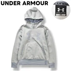 アンダーアーマー UNDER ARMOUR フロントロゴ スタンドネック パーカー フーディー スウェット トレーナー ジャージ 裏起毛 STORM1 SM ライトグレー スポーツ ウェア タウンユース レジャー メンズ