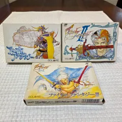 希少！ 任天堂 Nintendo ファミコンソフト SQUARE ファイナルファンタジー Ⅰ(初代) Ⅱ Ⅲ 3本セット　◇