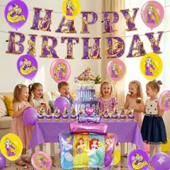 ラプンツェル　誕生日　バルーン　女の子　誕生日　パーティ