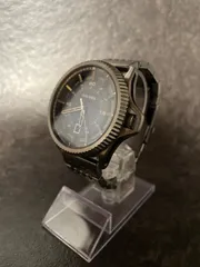 DIESEL 腕時計 DZ-1753 タイムフレーム 48mm クロノグラフ メンズ ディーゼル ブラック文字盤 メタルバンド クォーツ カレンダー付 ブランド ウォッチ 激レア 人気モデル お洒落 スーツ カジュアル watch ギフト 黒