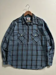 リーバイス チェック シャツ 半 ジップアップ