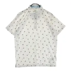 サイズ：M PUMA GOLF プーマゴルフ  半袖ポロシャツ スカル 総柄 ホワイト系 [240101616580] ゴルフウェア メンズ ストスト