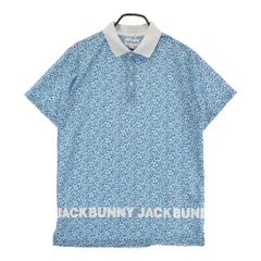 サイズ：6 JACK BUNNY ジャックバニー ×LIBERTY 半袖ポロシャツ 花柄 ブルー系 [240101616688] ゴルフウェア メンズ ストスト