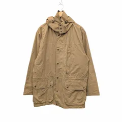 90s L.L.BEAN エルエルビーン ハンティングジャケット 襟コーデュロイ フード脱着 ブラウン系 サイズREG M タイ製 裏地チェック