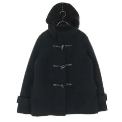 GLOBAL WORK グローバルワーク フード付 ダッフルコート M ブラック レディース 古着