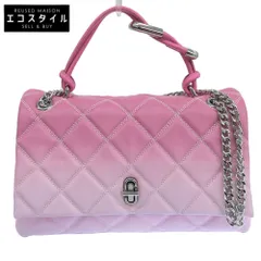 MARC JACOBS マーク ジェイコブス 美品 Quilted Ombre Leather Dual Bag 3WAY ハンドバッグ ショルダーバッグ レディース ピンク