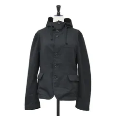 BLACK COMME des GARCONS ブラック コムデギャルソン ジャケット ブラック 黒 サイズ:L | ヘリンボーン柄 フード付き ジャケット / ブルゾン パーカー | 日本製 | アウター 上着【レディース】【中古】のサムネイル