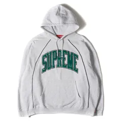 Supreme シュプリーム パーカー ヘザーグレー サイズ:XL | 23SS アーチロゴ パイピング スウェットパーカー (Boxy Piping Arc Hooded Sweatshirt) | トップス フーディー【メンズ】【中古】