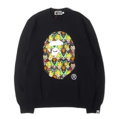 【新品】A BATHING APE ア ベイシング エイプ スウェット ブラック 黒 サイズ:XL | 20SS ドラゴンボール Z マイロキャラクター柄 猿顔 スウェットシャツ | トップス トレーナー【メンズ】のサムネイル